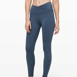 Lululemon always on the high rise criss cross leggings size L
